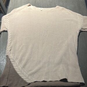 Women's Beige Knit Top